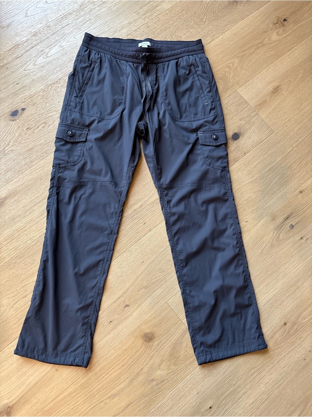 LL BEAN Women’s Vista Camp Pants, Straight-Leg Cargo Nylon Rugged Hiking M